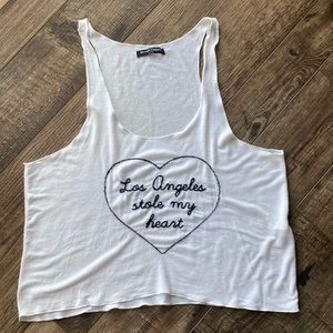 BRANDY MELVILLE Crop tank top.